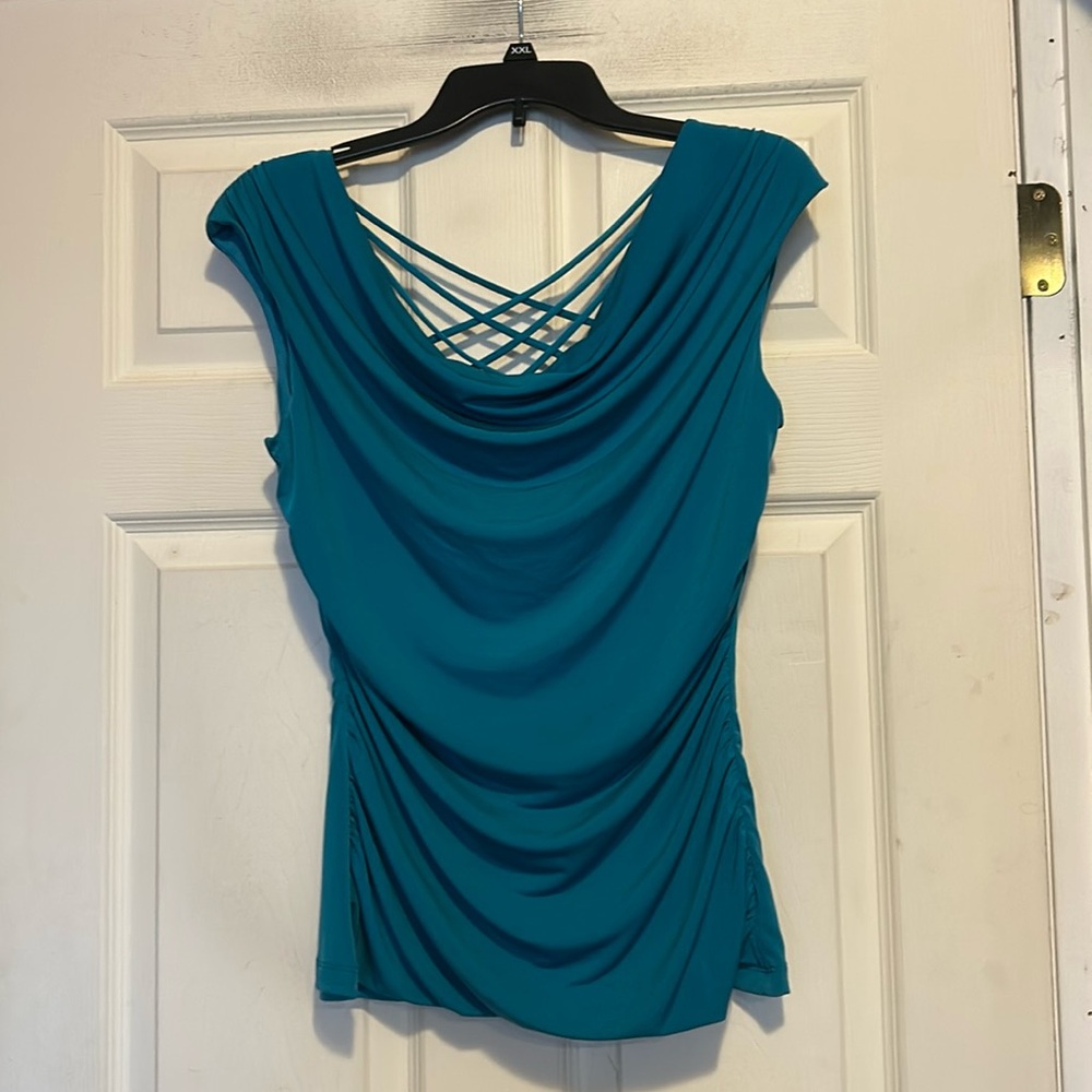 Fortune & Ivy Blouse Size Medium From Stitch Fix Green
